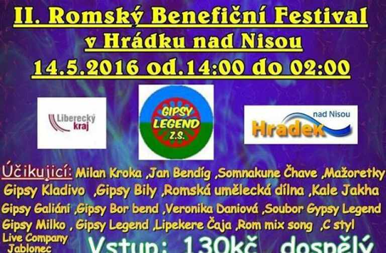 Hrádek rozezní i roztančí romský benefiční festival